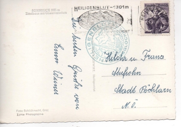Ansichtskarte Sonnblick 3105 m, Zittelhaus mit Observatorium